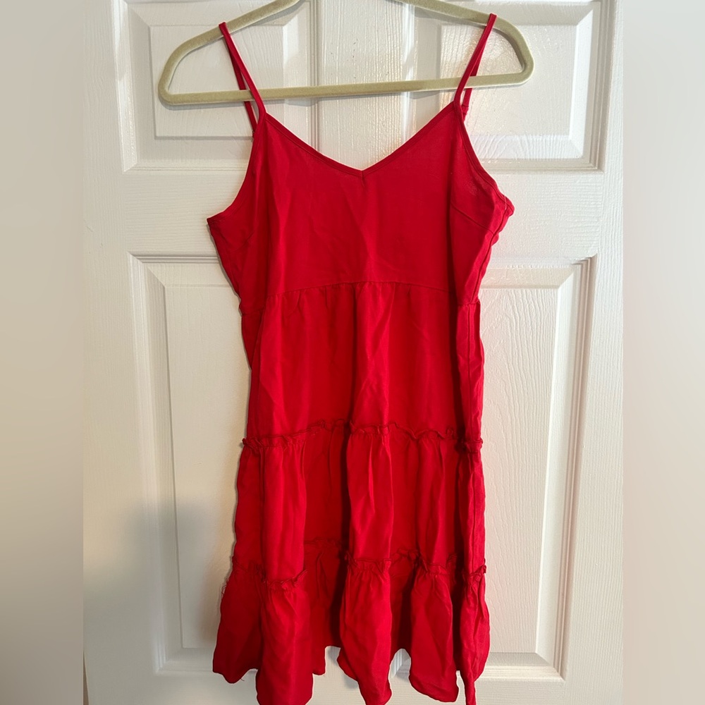 Impeccable pig red dress size medium